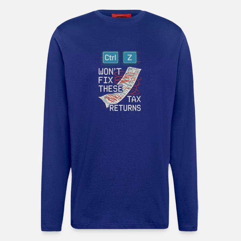 Buchhaltungsstudent Cpa Im Training Excel -witze - Langarmshirt - made by SPREAD  - Iconic Blue