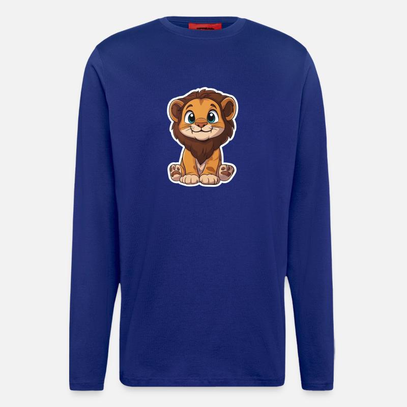 Löwe - Langarmshirt - made by SPREAD  - Iconic Blue