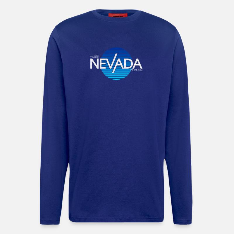 Nevada Sport Denim Design - Longsleeve - made by SPREAD  - Iconic Blue