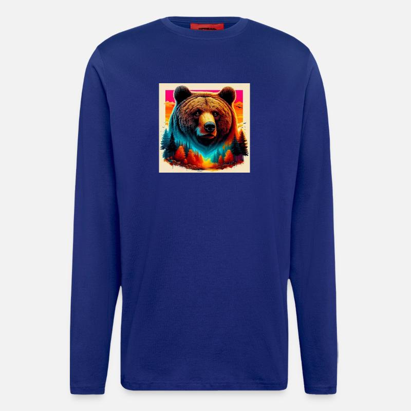 Bär - Langarmshirt - made by SPREAD  - Iconic Blue