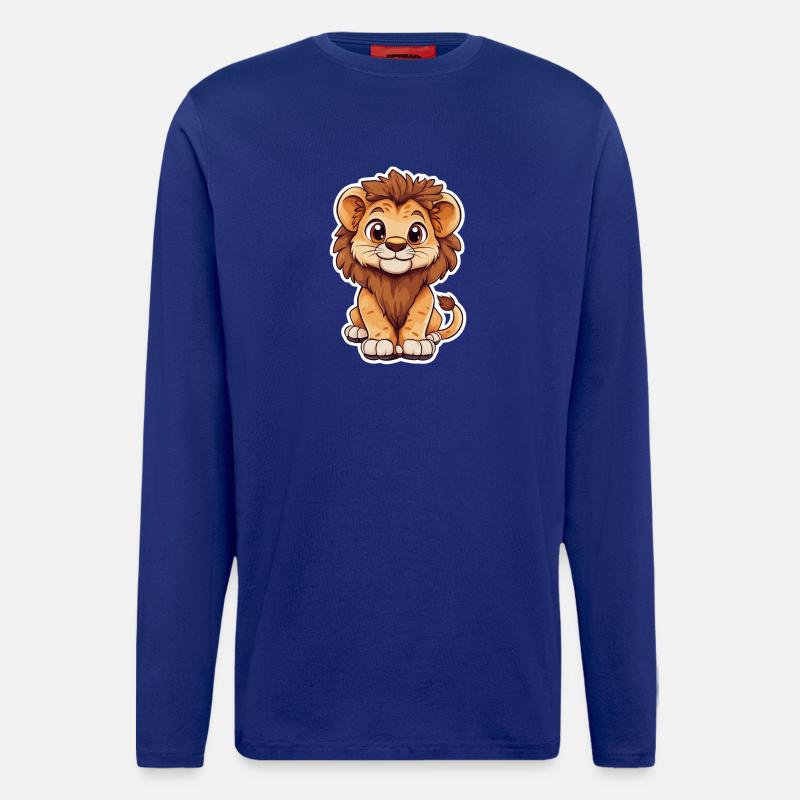 Löwe - Langarmshirt - made by SPREAD  - Iconic Blue