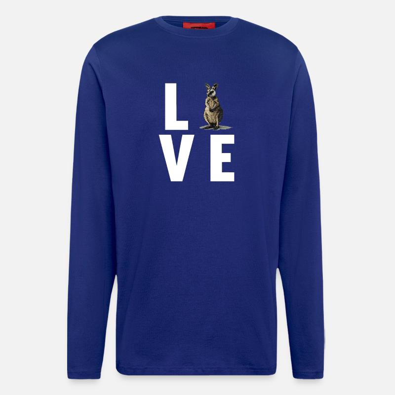 Wallabys Wallaby - Langarmshirt - made by SPREAD - Iconic Blue