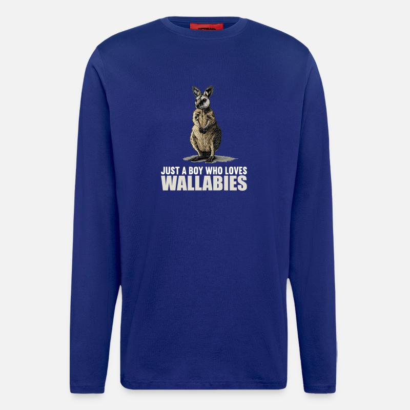 Wallabys Wallaby - Langarmshirt - made by SPREAD - Iconic Blue