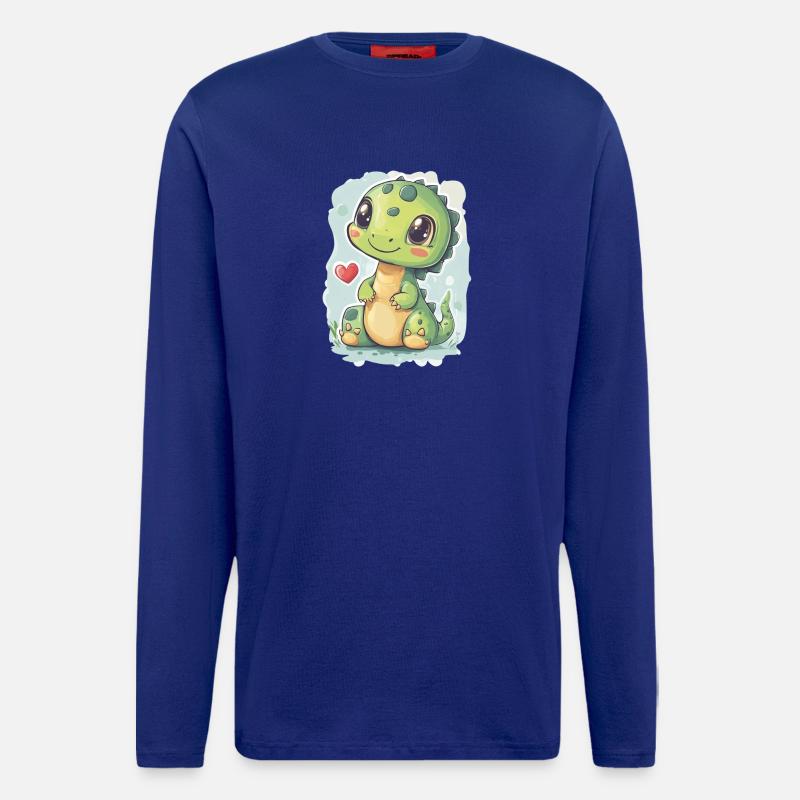 Dinosaurier - Langarmshirt - made by SPREAD  - Iconic Blue