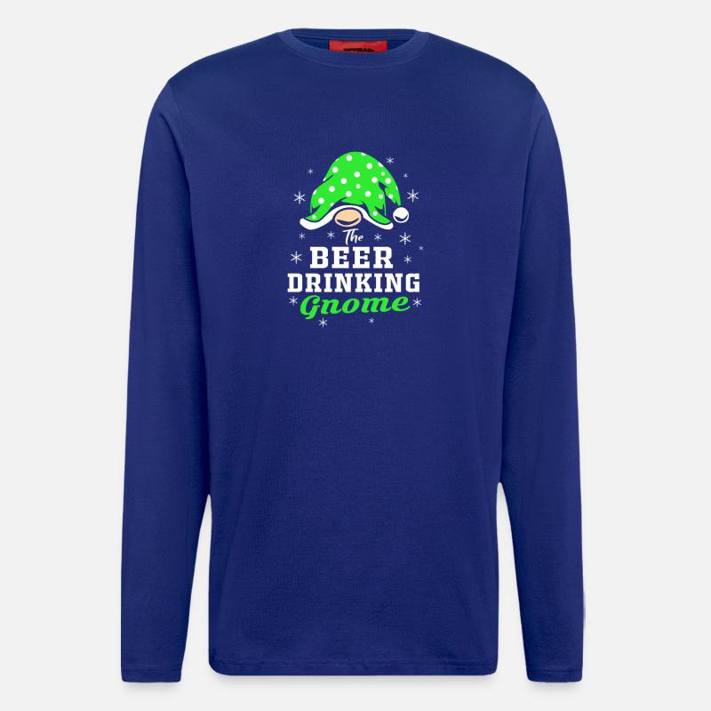 Gnom Bier - Langarmshirt - made by SPREAD  - Iconic Blue
