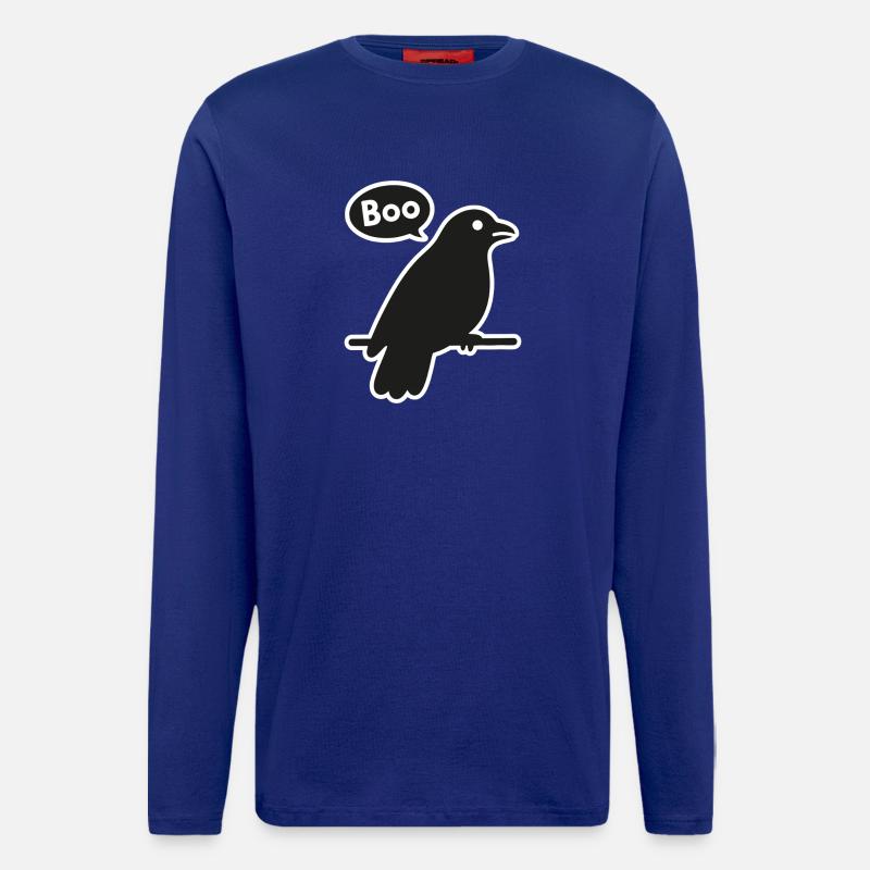 Krähe erschrecken - Langarmshirt - made by SPREAD  - Iconic Blue