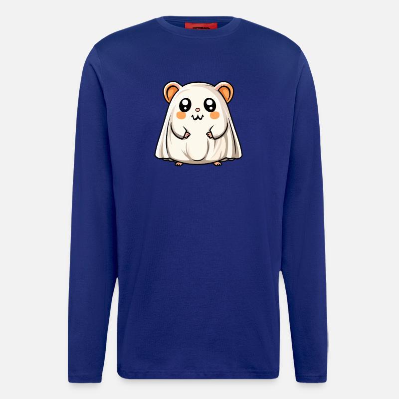 Hamster Halloween Ghost - Longsleeve - made by SPREAD - Iconic Blue