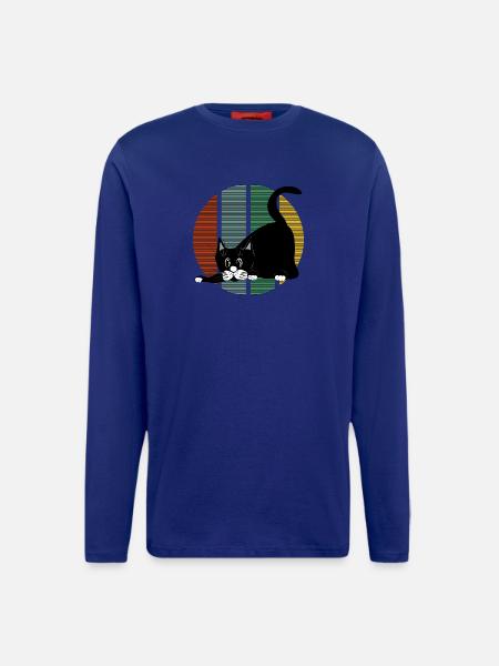 cat - Longsleeve - made by SPREAD  - Iconic Blue