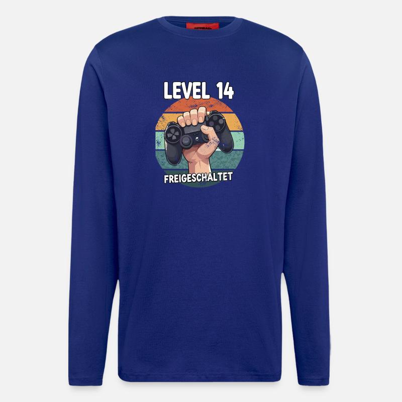Level 14 Unlocked Controller - Longsleeve - made by SPREAD  - Iconic Blue