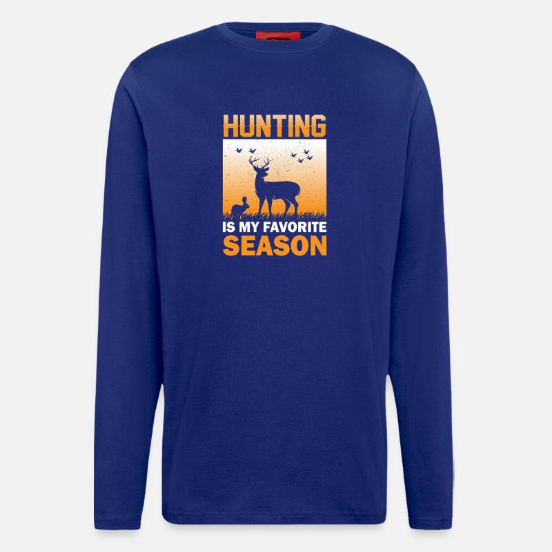 Hunter Gift Hunting Hunting Hunter Exam - Longsleeve - made by SPREAD  - Iconic Blue