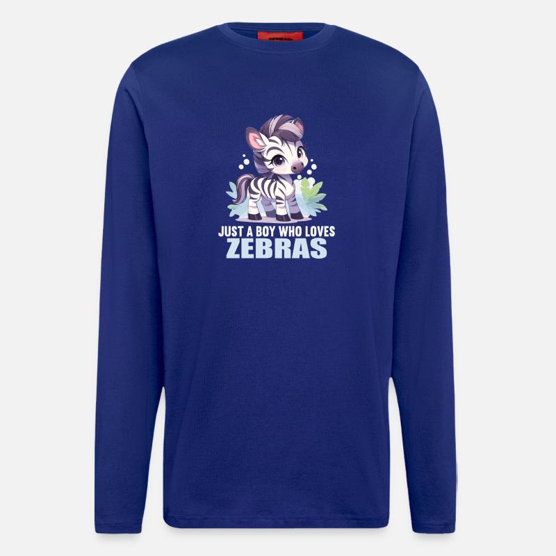 Zebras Zebra - Longsleeve - made by SPREAD - Iconic Blue