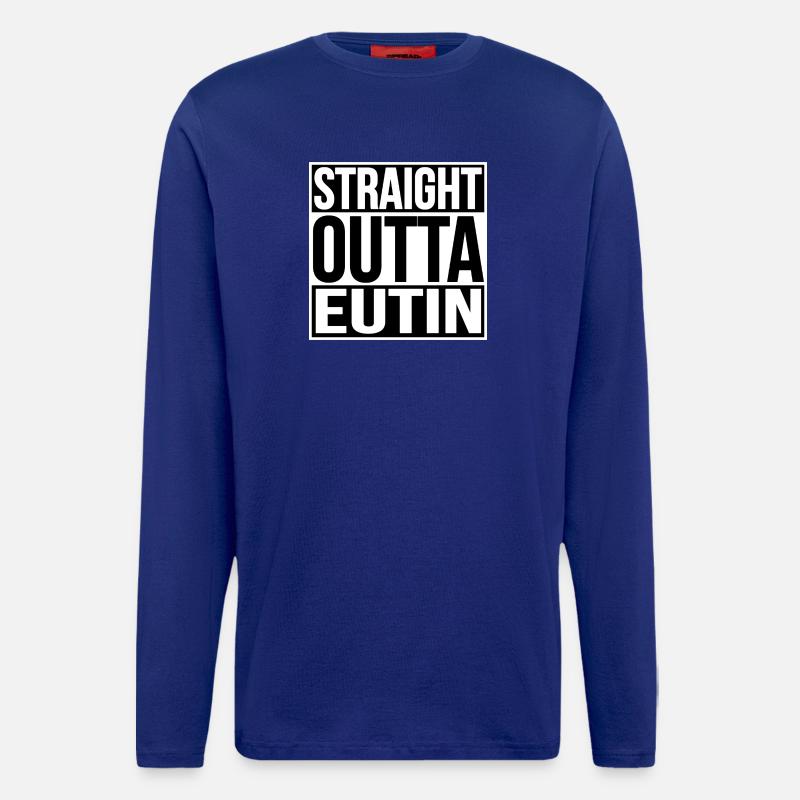 STRAIGHT OUTTA EUTIN - Langarmshirt - made by SPREAD  - Iconic Blue