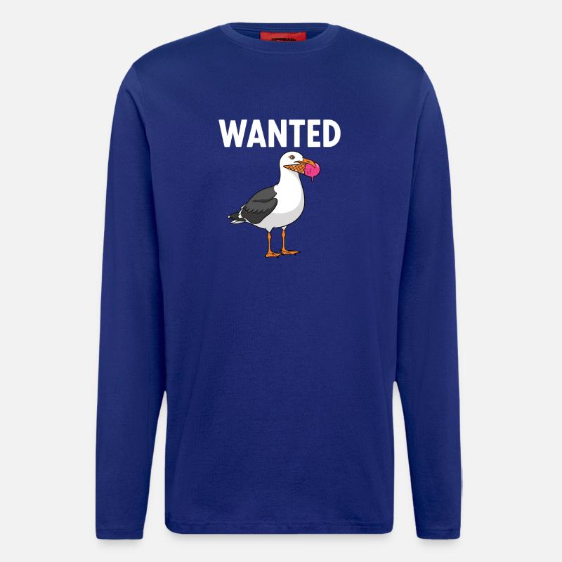 Gesucht Möwe Eiscreme Abenteuer - Longsleeve - made by SPREAD - Iconic Blue