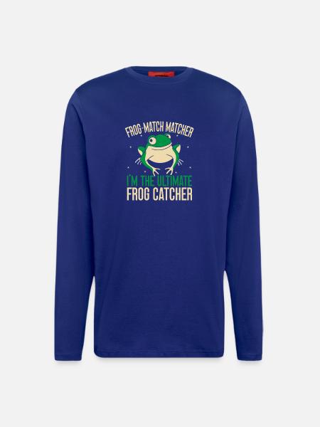 Frog Catcher Frog-Match Matcher Frog - Langarmshirt - made by SPREAD - Iconic Blue