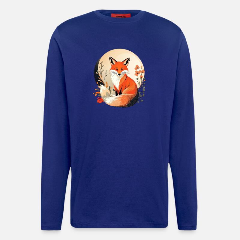 Boho Fox - Longsleeve - made by SPREAD  - Iconic Blue