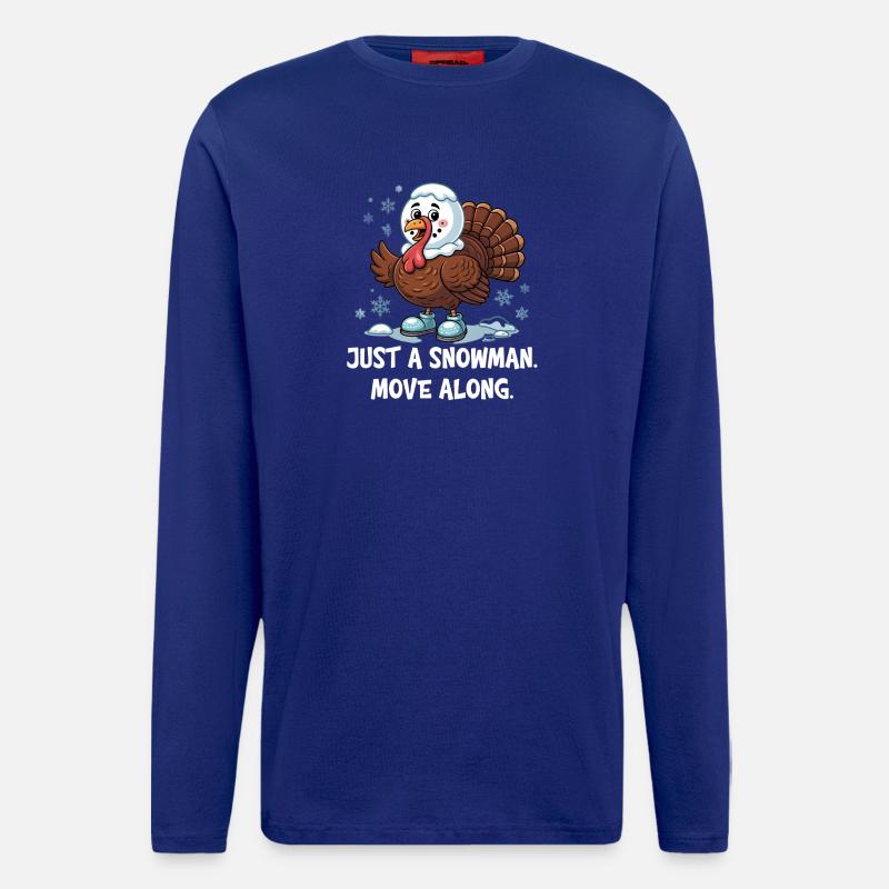 No turkey for dinner - Longsleeve - made by SPREAD  - Iconic Blue