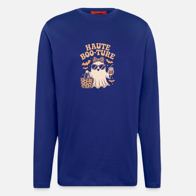 Haute Booture Halloween Ghost - Longsleeve - made by SPREAD - Iconic Blue
