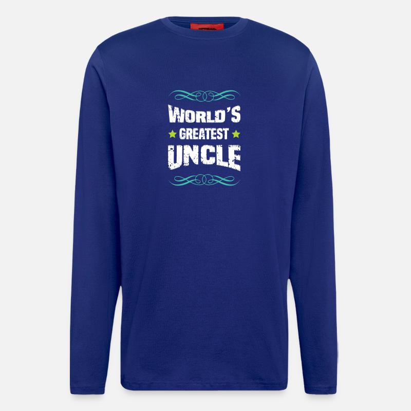 World's Greatest Uncle - Longsleeve - made by SPREAD - Iconic Blue
