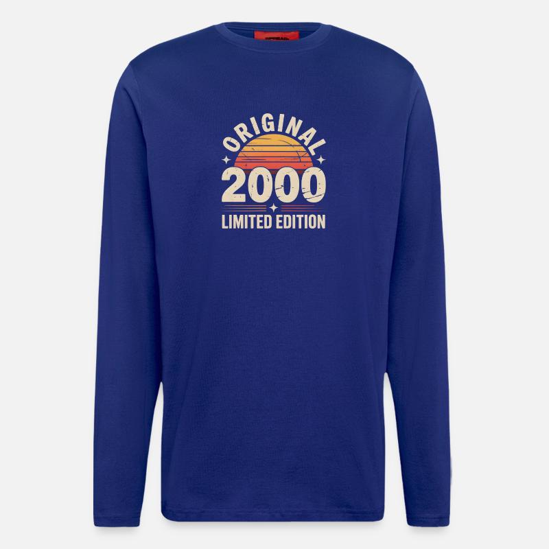 Original Edition 2000 Sunset Retro - Longsleeve - made by SPREAD  - Iconic Blue