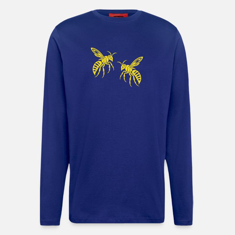Bee Wasp - Longsleeve - made by SPREAD  - Iconic Blue