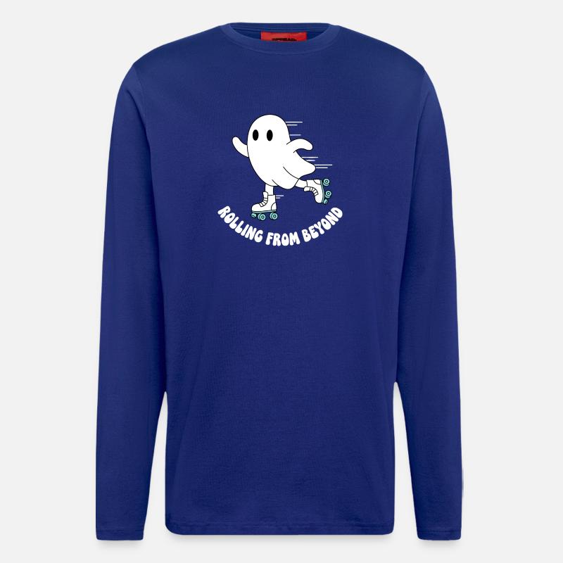Geist auf Rollschuhen - Langarmshirt - made by SPREAD  - Iconic Blue