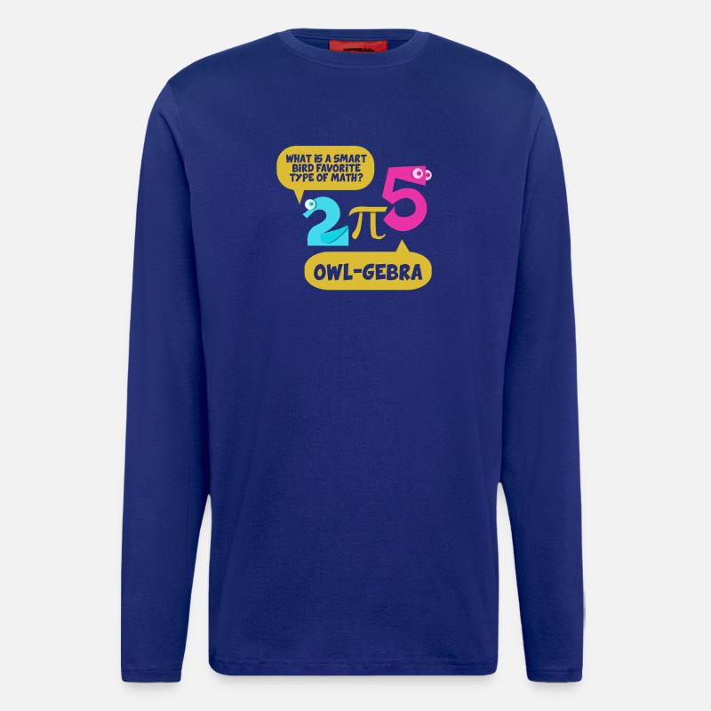 Math Math Math Teacher Mathematician - Longsleeve - made by SPREAD  - Iconic Blue