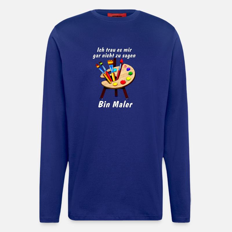 Easel I'm a painter - Longsleeve - made by SPREAD - Iconic Blue