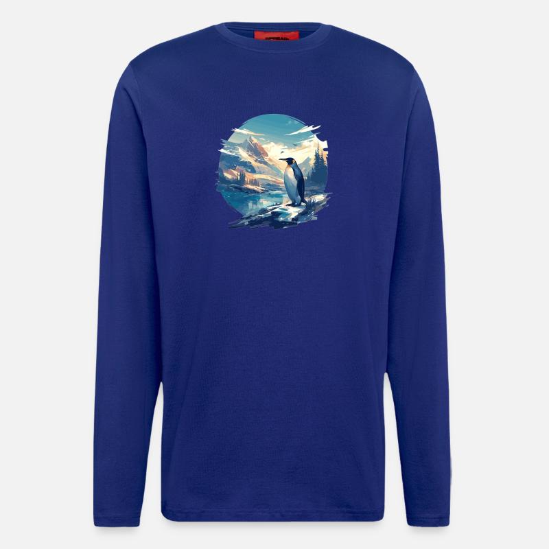 Pinguine Pinguin - Langarmshirt - made by SPREAD  - Iconic Blue
