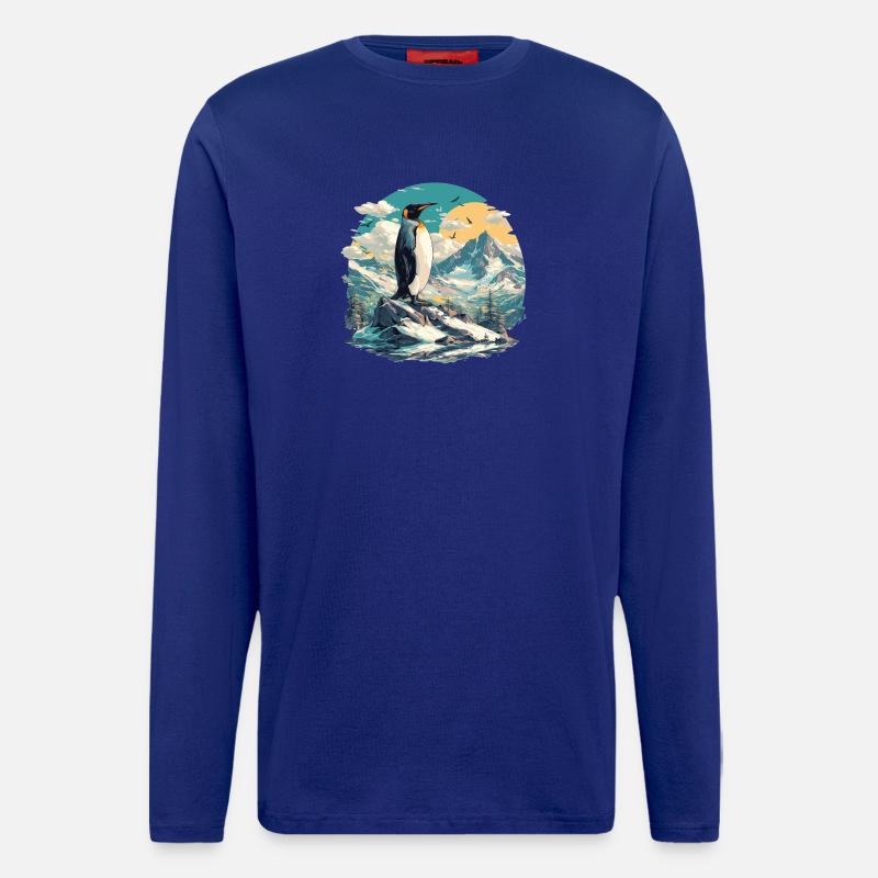 Pinguine Pinguin - Langarmshirt - made by SPREAD  - Iconic Blue