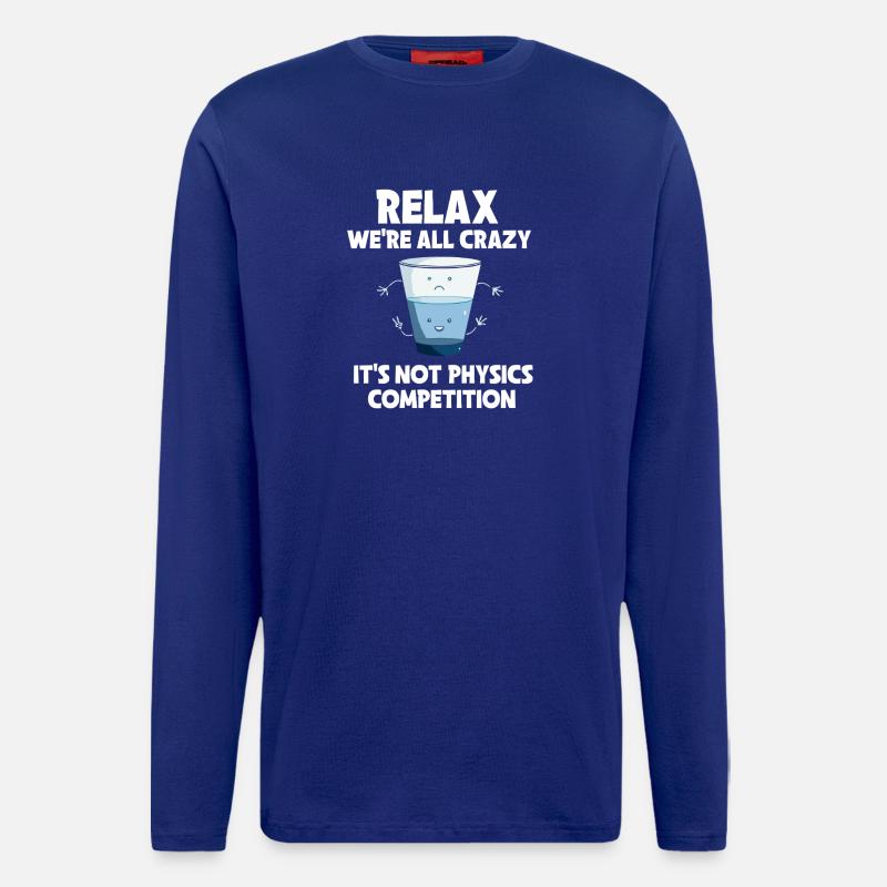 Physik Phyiker Physikstudent Physiklehrer - Langarmshirt - made by SPREAD  - Iconic Blue