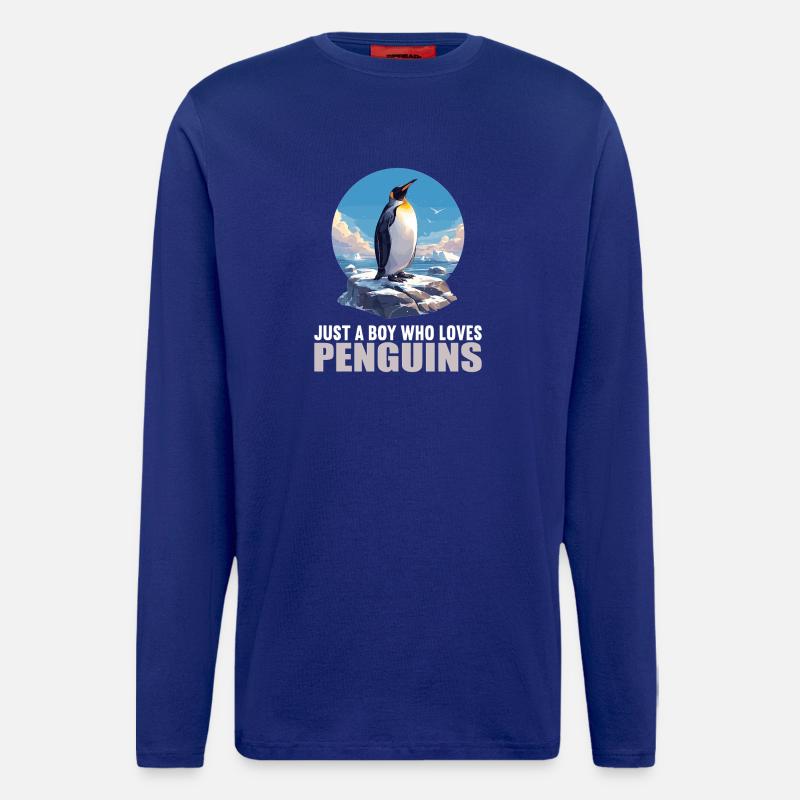 Penguins Penguin - Longsleeve - made by SPREAD  - Iconic Blue
