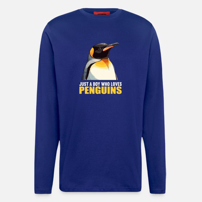 Penguins Penguin - Longsleeve - made by SPREAD  - Iconic Blue