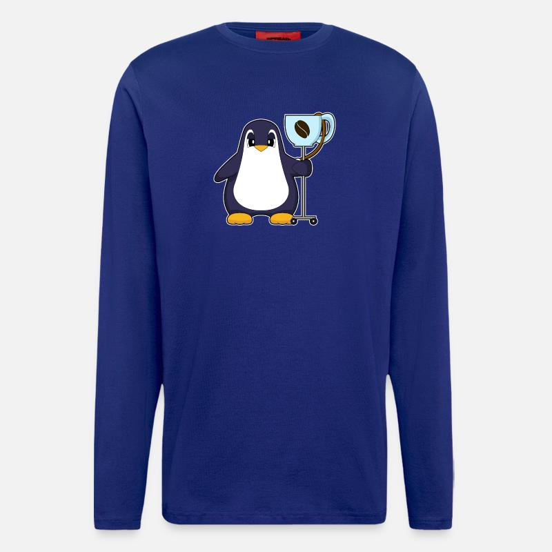 Penguin Coffee Mug - Longsleeve - made by SPREAD  - Iconic Blue