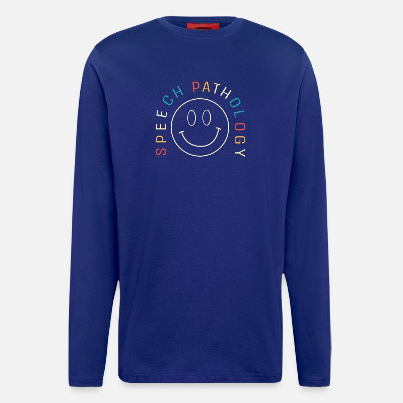 SLP Speech Therapist Speech Pathologist - Longsleeve - made by SPREAD  - Iconic Blue