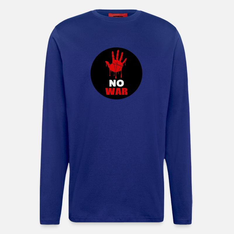Kein Krieg - Langarmshirt - made by SPREAD  - Iconic Blue