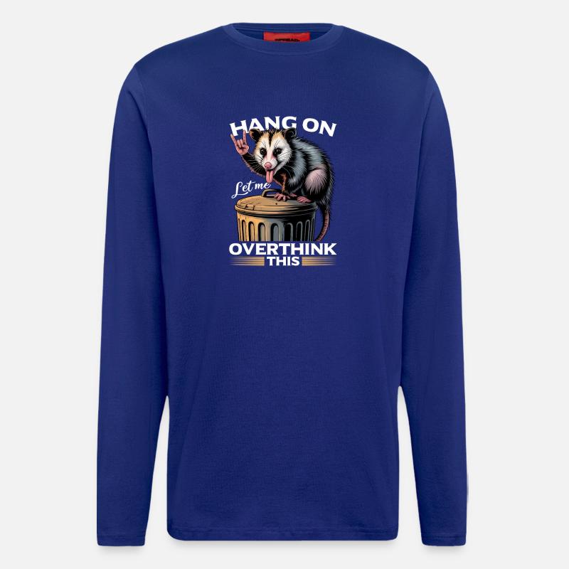 Funny Opossum - Langarmshirt - made by SPREAD  - Iconic Blue