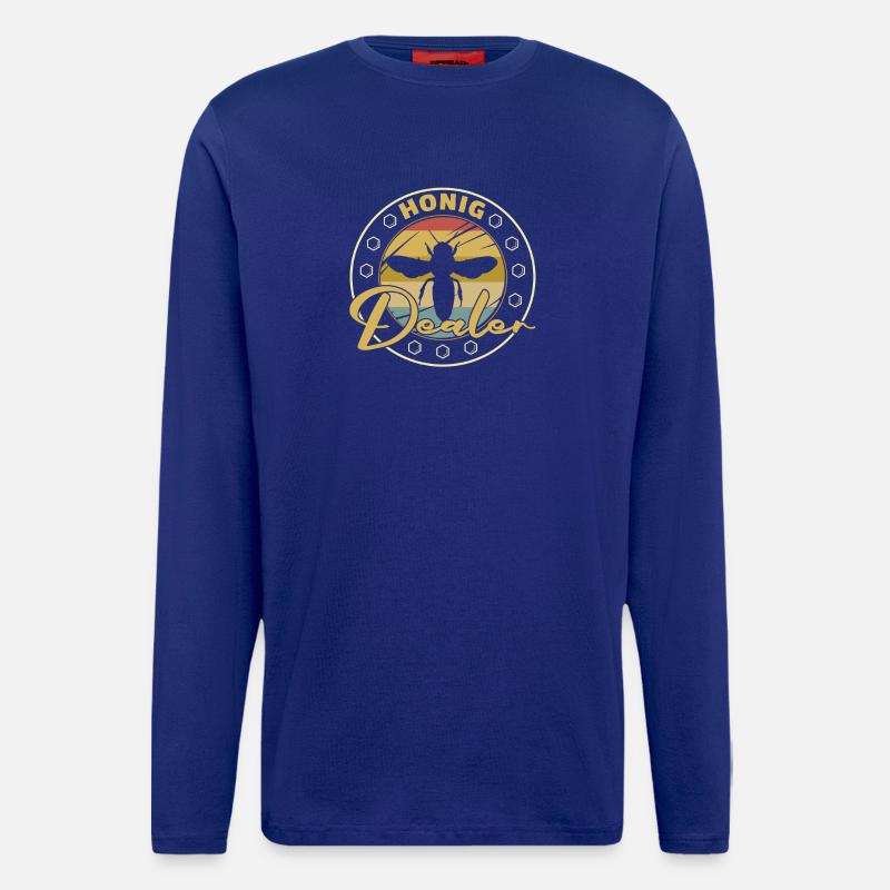 Beekeeper Bee Design for Beekeepers - Longsleeve - made by SPREAD  - Iconic Blue
