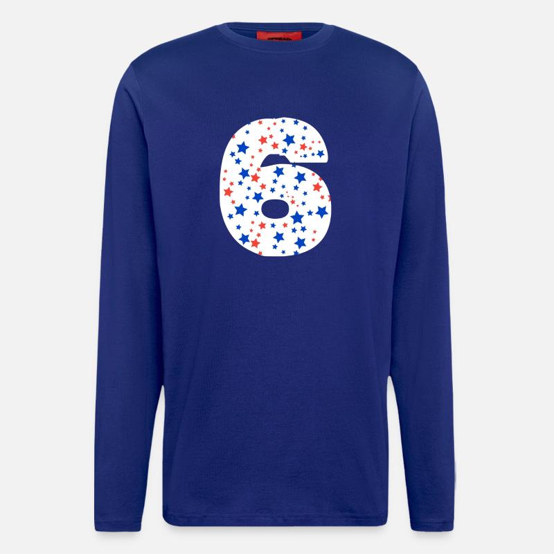Nummer 6  - Langarmshirt - made by SPREAD  - Iconic Blue