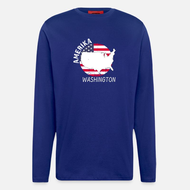 Washington - Langarmshirt - made by SPREAD  - Iconic Blue