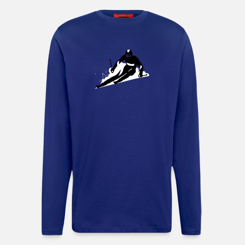 Ski - Langarmshirt - made by SPREAD  - Iconic Blue