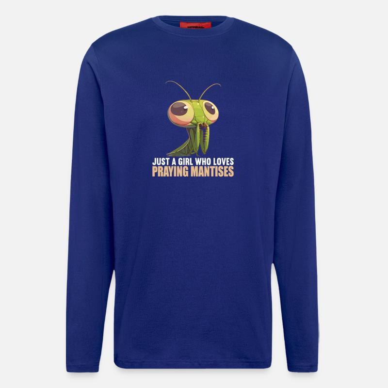 Praying mantises Praying mantis - Longsleeve - made by SPREAD  - Iconic Blue