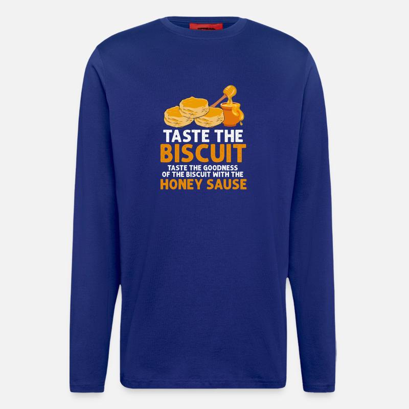 Biscuit Honey Sizzle Tee - Langarmshirt - made by SPREAD  - Iconic Blue