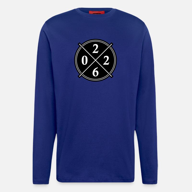 2026 Jahr Symbol - Langarmshirt - made by SPREAD  - Iconic Blue