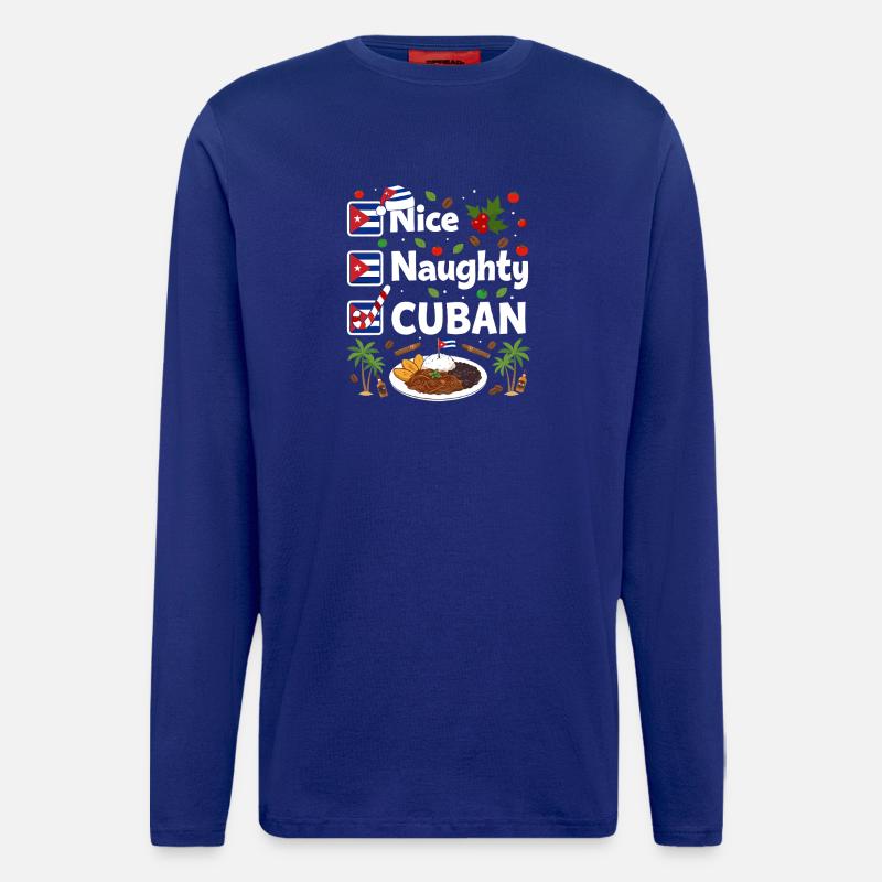 Nice Naughty Cuban - Langarmshirt - made by SPREAD  - Iconic Blue