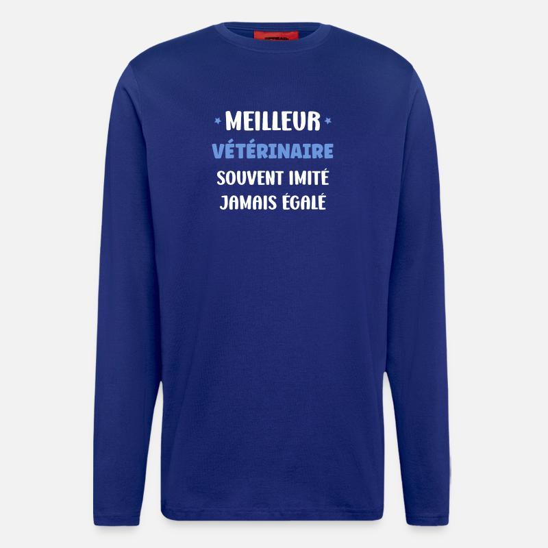 Bester Tierarzt aller Zeiten - Langarmshirt - made by SPREAD  - Iconic Blue