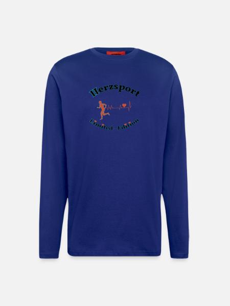 Herzsport - Langarmshirt - made by SPREAD  - Iconic Blue