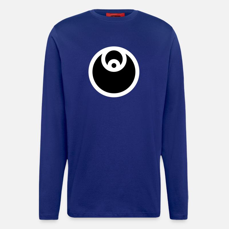 KreisEmblem gefüllt - Langarmshirt - made by SPREAD  - Iconic Blue
