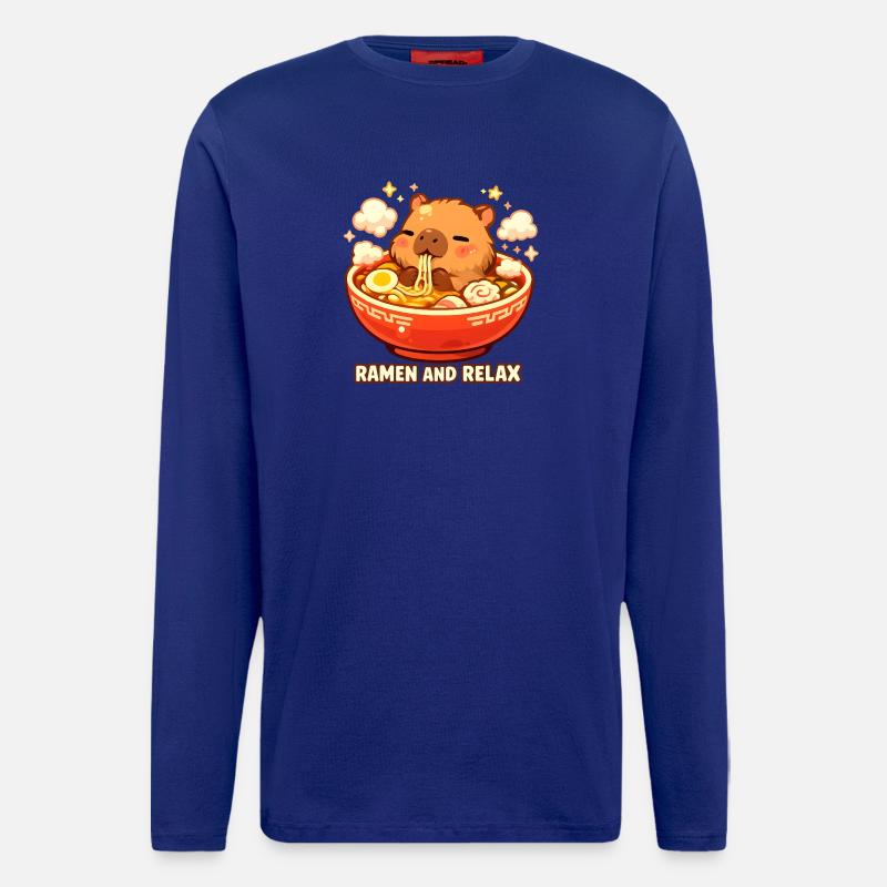 Ramen and Relax - Langarmshirt - made by SPREAD - Iconic Blue