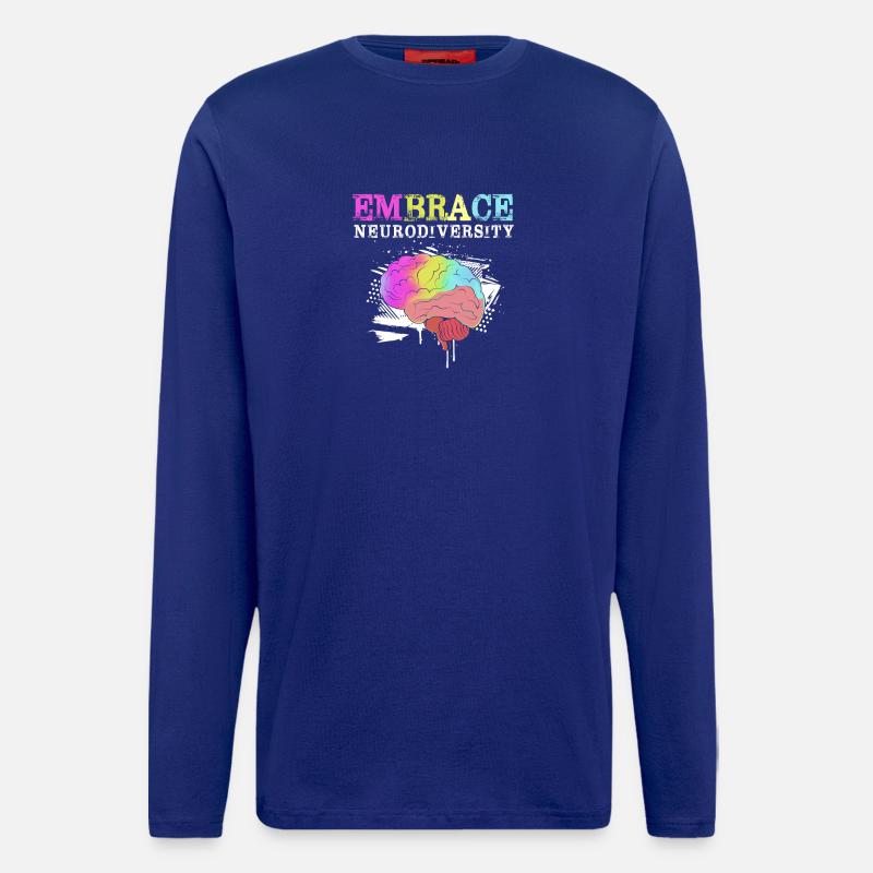 Autism, Autistic, ADHD, Asperger's, Neurodiversity - Longsleeve - made by SPREAD  - Iconic Blue