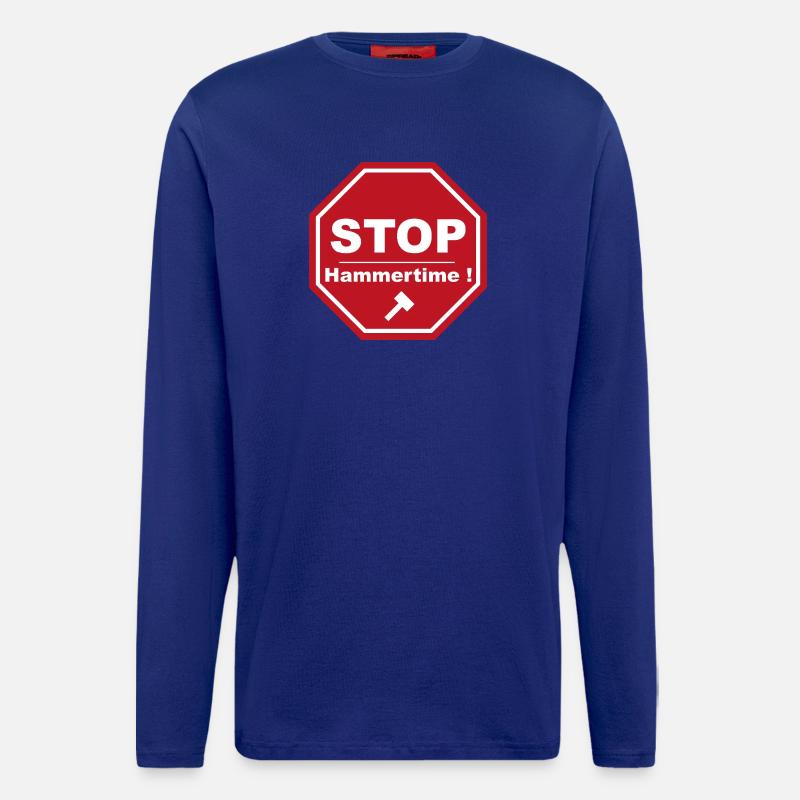 Stop Hammertime - Longsleeve - made by SPREAD  - Iconic Blue